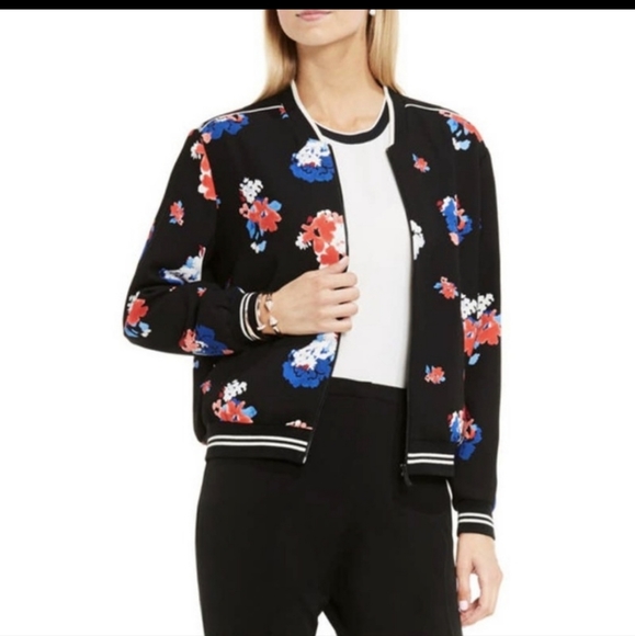 Vince Camuto floral bloom bomber jacket - Picture 11 of 15